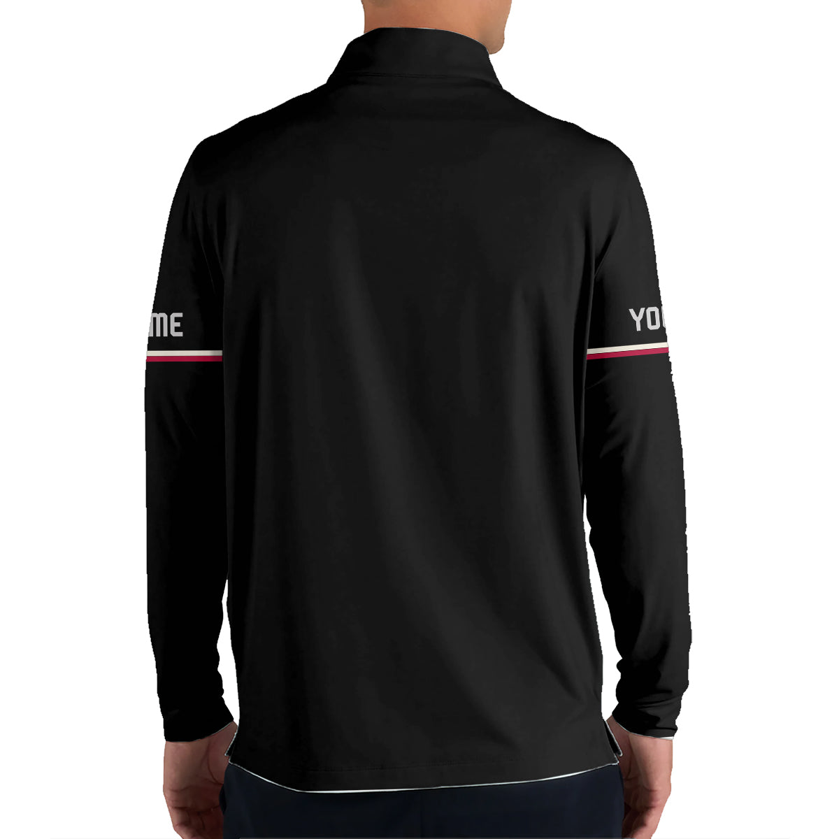 Custom Golf Polo Shirt USA Flag Clubs Performance Men