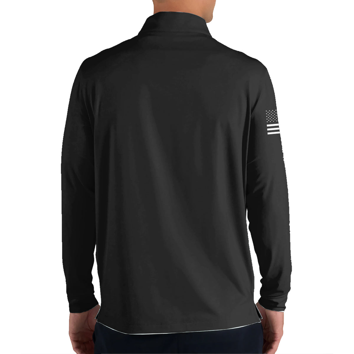 Golf Polo Shirt for Men, Freedom USA Flag Graphic, Patriotic Golf Gift