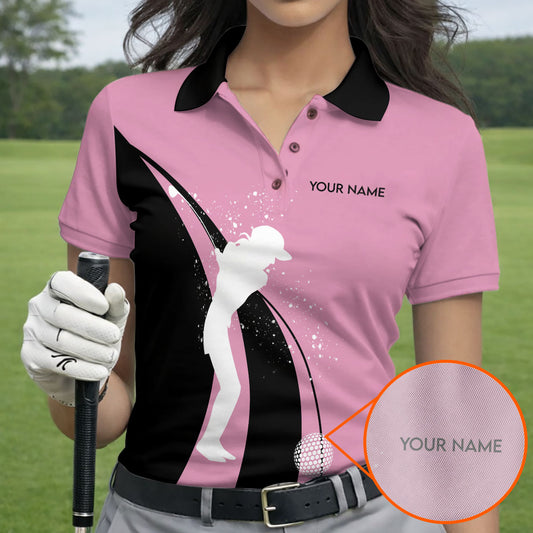 Personalized Golf Polo Shirt, Golf Now Wine Later, Unique Gift
