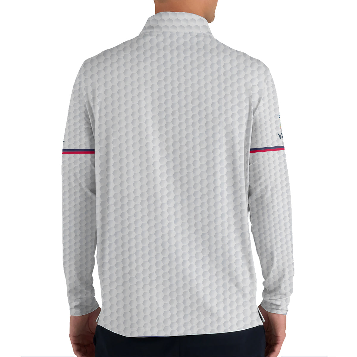 Personalized Eagle 250 Years Golf Polo, Patriotic USA Golf Shirt Men, Unique Golf Gift Dad