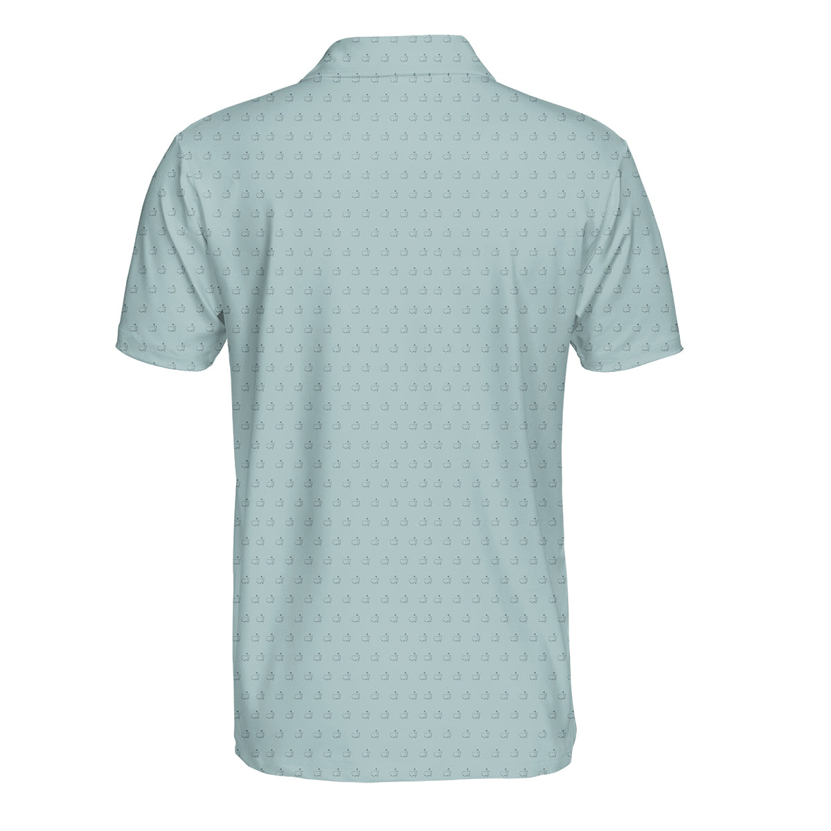 Personalized Golf Polo Shirt for Men – Custom Name Golf Ball Pattern Polo, Breathable Performance Golf Shirt, Unique Gift for Golfers