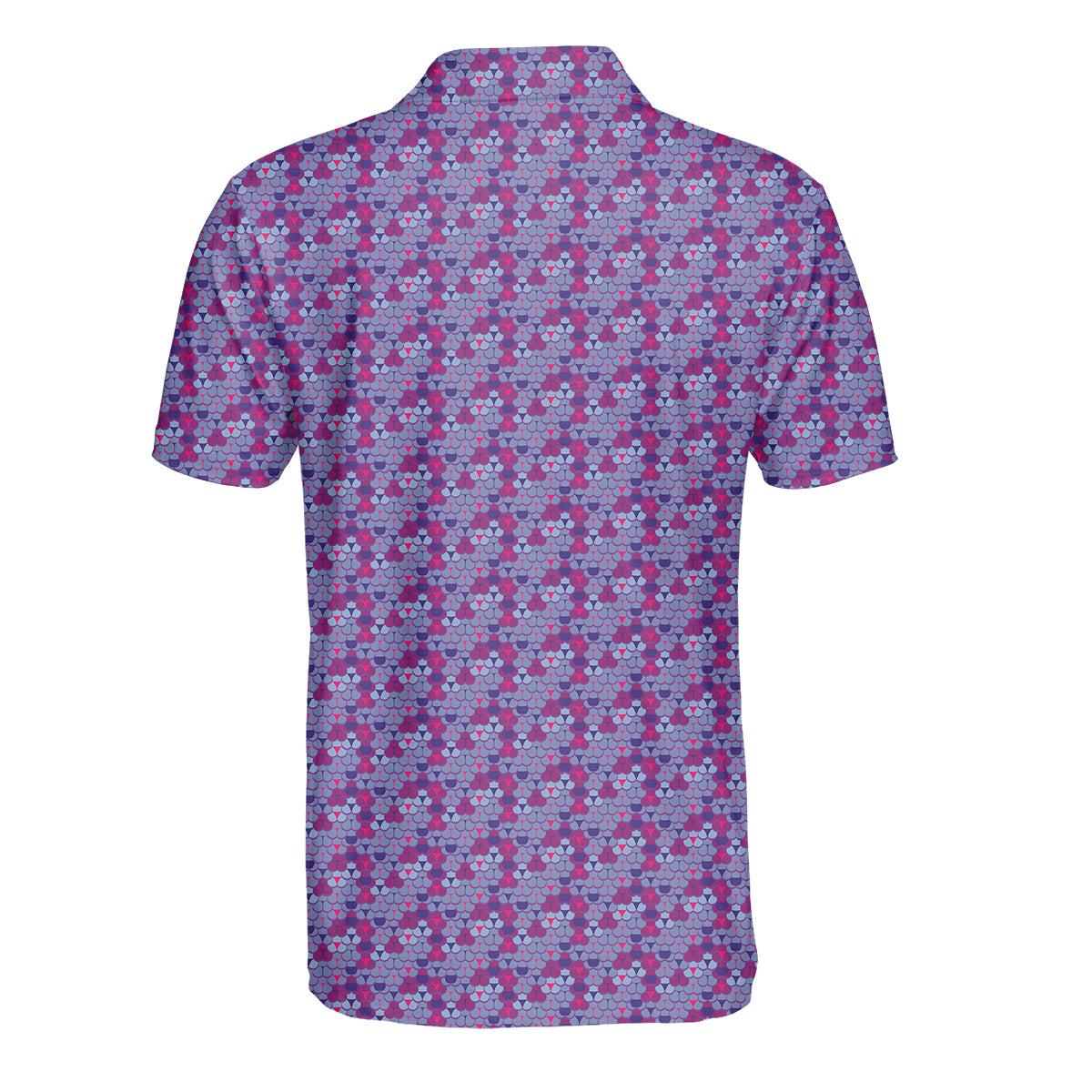 Personalized Men's Polo Shirt – Custom Pattern Golf Polo for Men – Unique Casual Sport Shirt