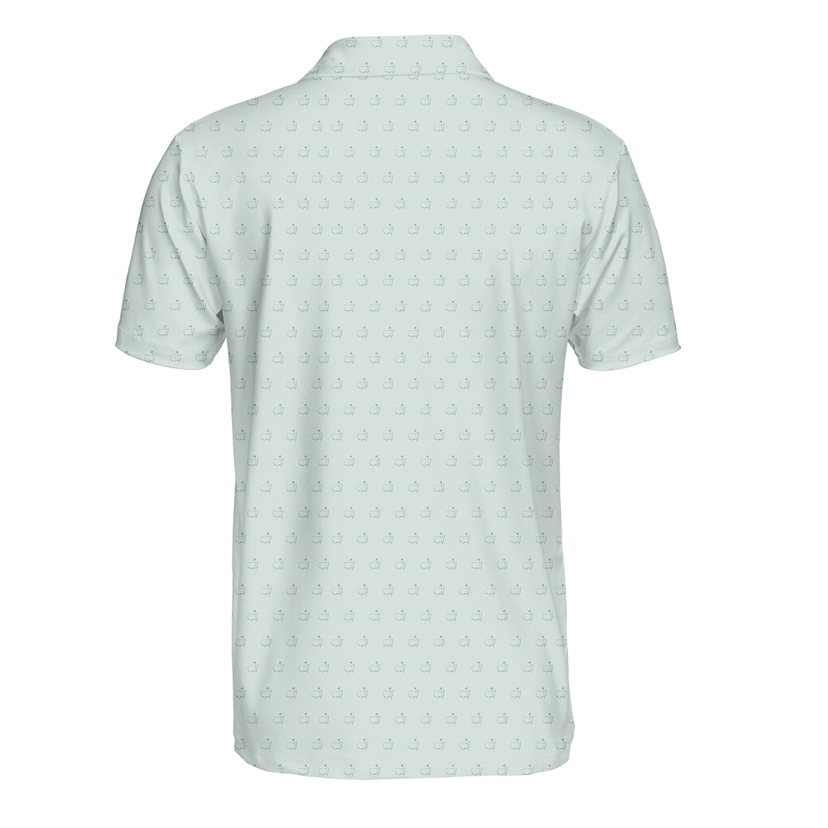 Personalized Custom Name Masters Golf Icon Pattern Polo Shirt for Men Stylish Golf Apparel