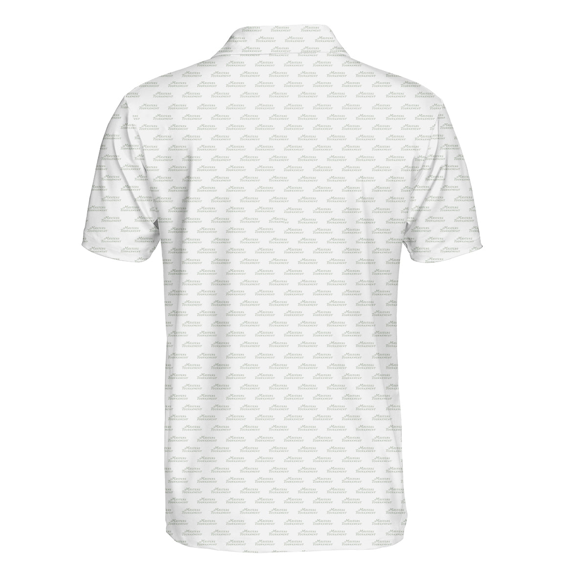 Personalized Custom Name Minimal Text Pattern Golf Polo Shirt for Men Modern Golf Apparel
