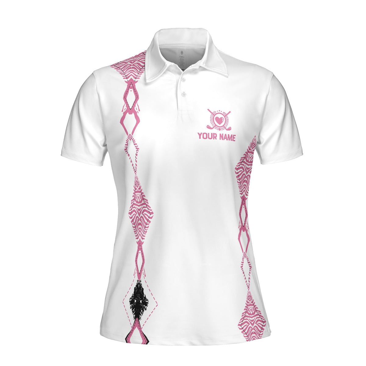 Personalized Golf Polo Shirt, Funny Golf Words Quote, Unique Golf Gift