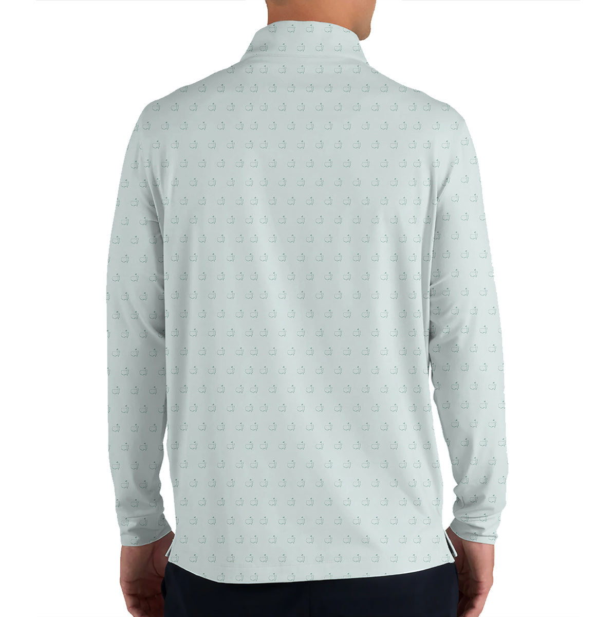 Personalized Custom Name Masters Golf Icon Pattern Polo Shirt for Men Stylish Golf Apparel