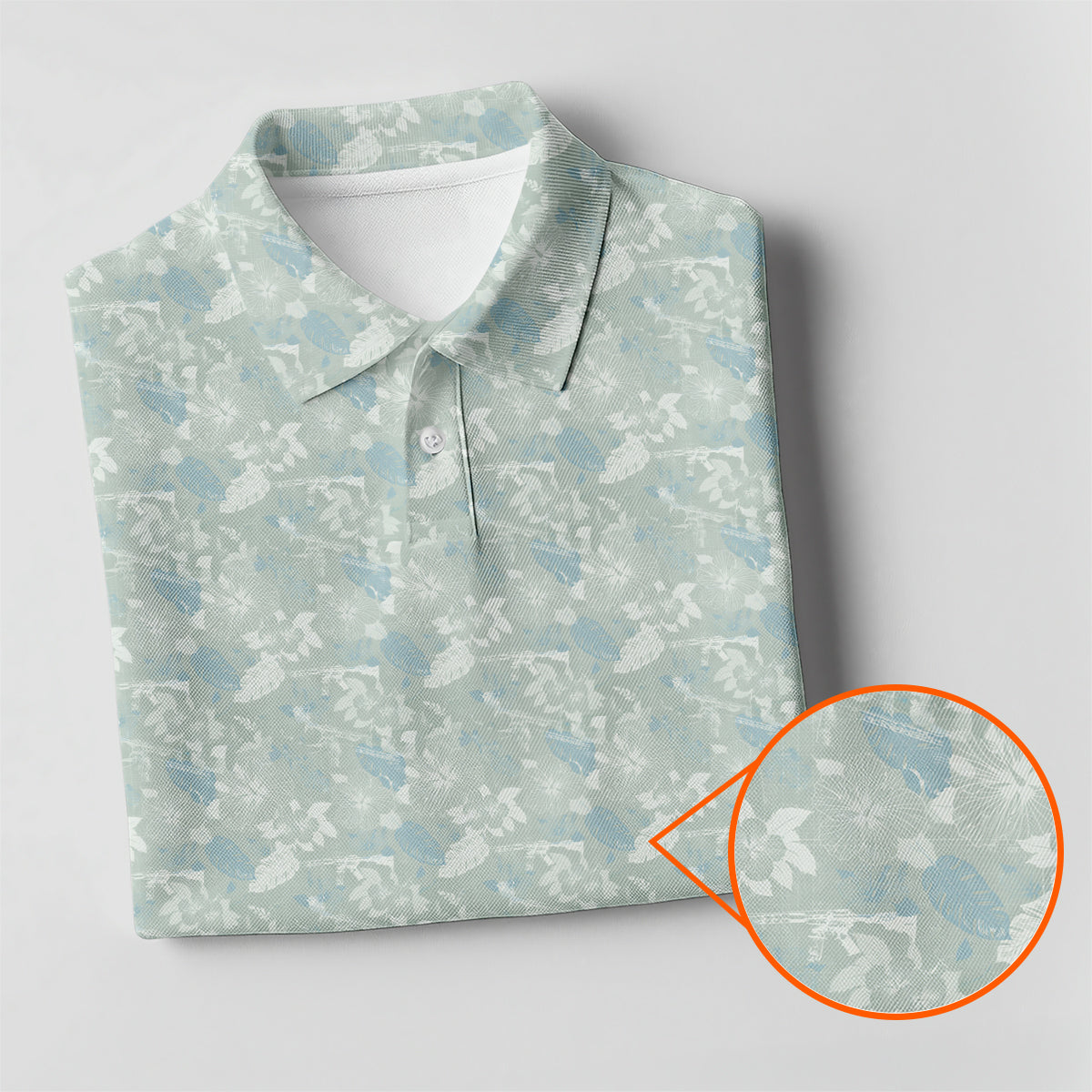 Men’s Hawaiian Style Golf Polo Shirt, Tropical Floral & Island Pattern Golf Shirt, Lightweight Summer Golf Polo for Golfers, Golf Vacation Shirt