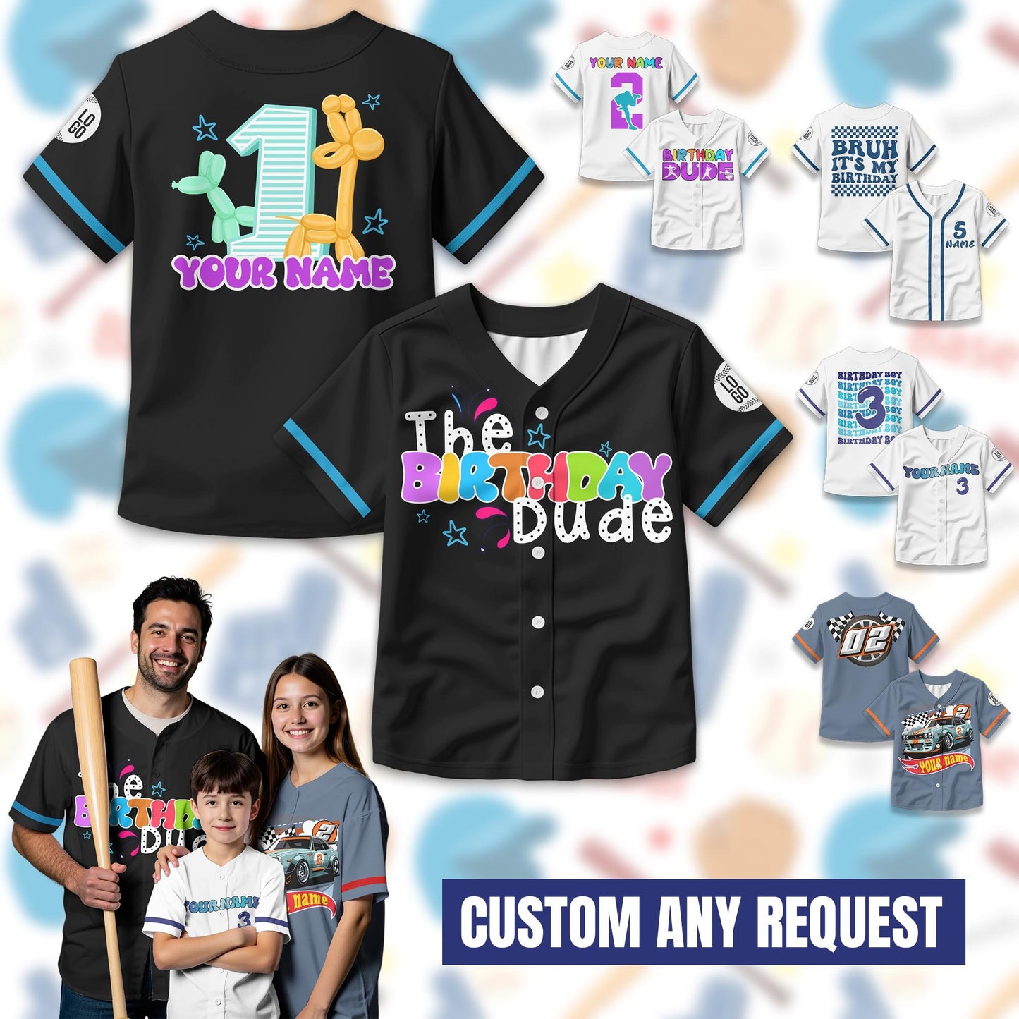 Personalized Jersey for Men Women Youth Kid Custom Baseball Team Shirt With Name Button Down Jersey Hip Hop Streetwear Shirt Gift for Him
