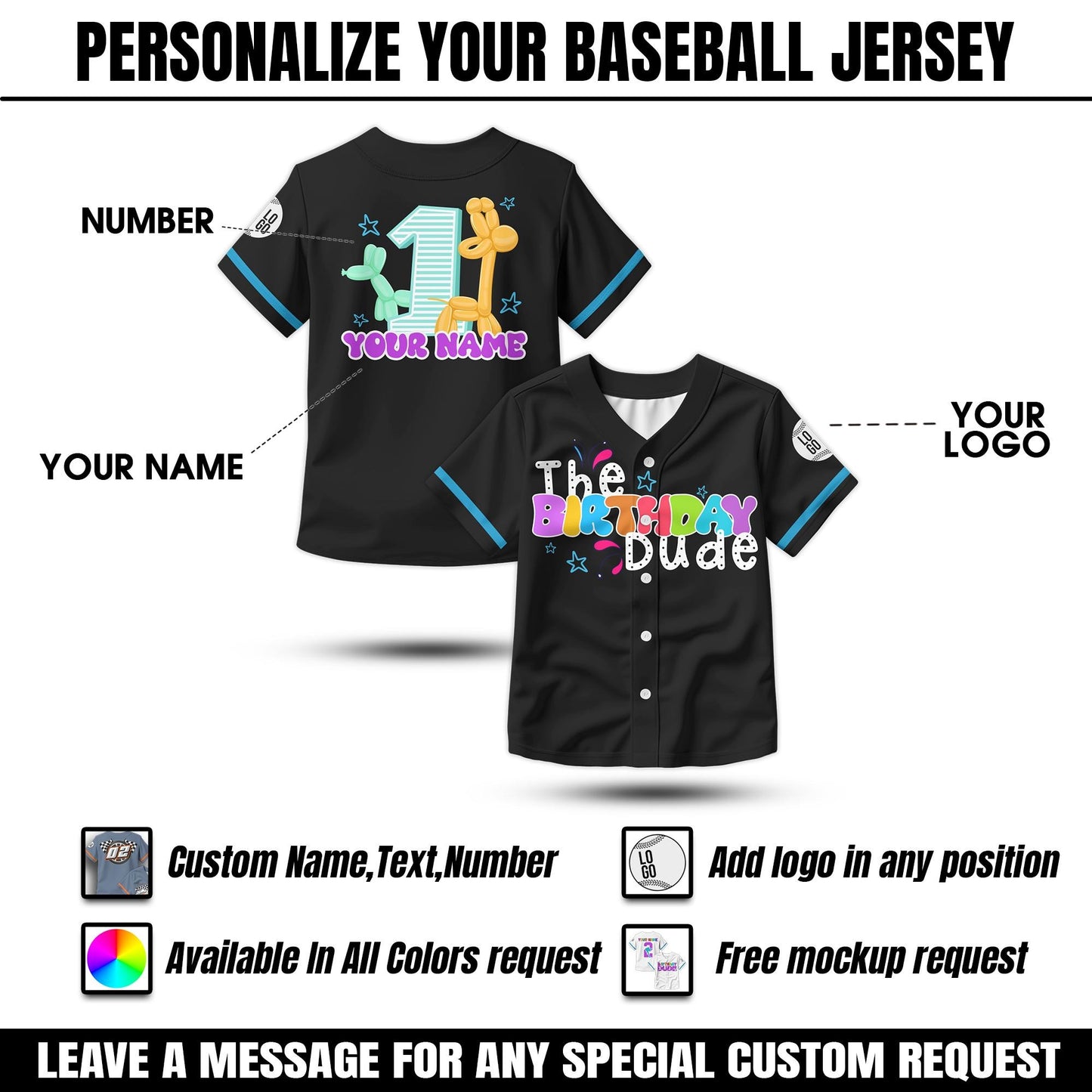 Personalized Jersey for Men Women Youth Kid Custom Baseball Team Shirt With Name Button Down Jersey Hip Hop Streetwear Shirt Gift for Him
