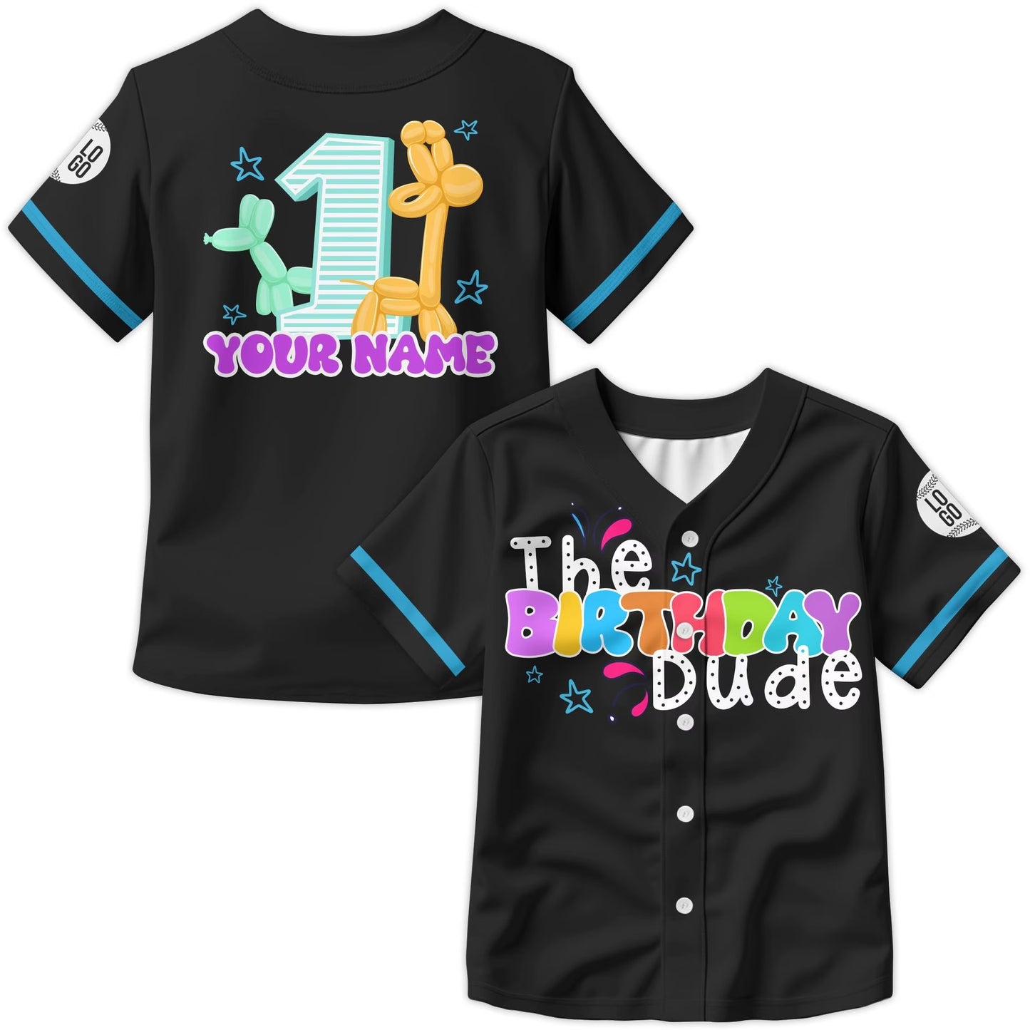 Personalized Age and Name Shirt Baseball Jersey for Youth Kids, Custom Birthday Boy Gift Baseball Jersey, Baseball Number Tee Jersey Gift