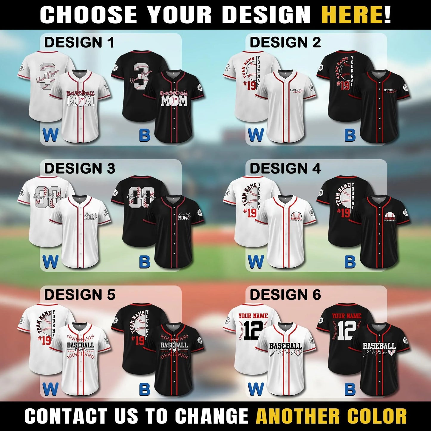 Custom Baseball Mom Jersey, Personalized Name & Number Mothers Day Baseball Jersey, Baseball Senior Mom Jersey, Gifts for Mom on Mothers Day