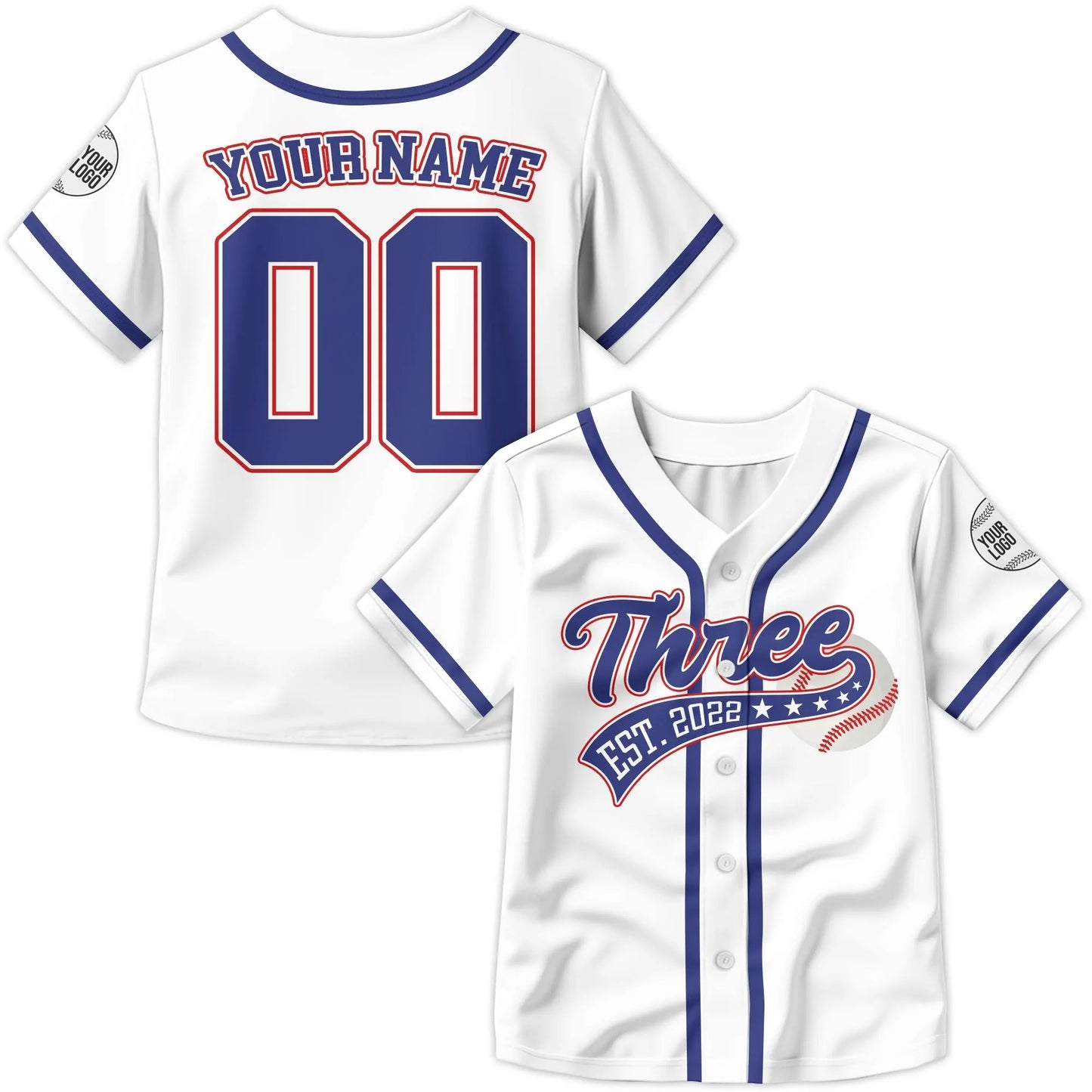 Personalized Birthday Boy Baseball Jersey for Youth Kids, Custom Birthday Outfit Baseball Jersey, Rookie of the Year Sports Birthday T Shirt