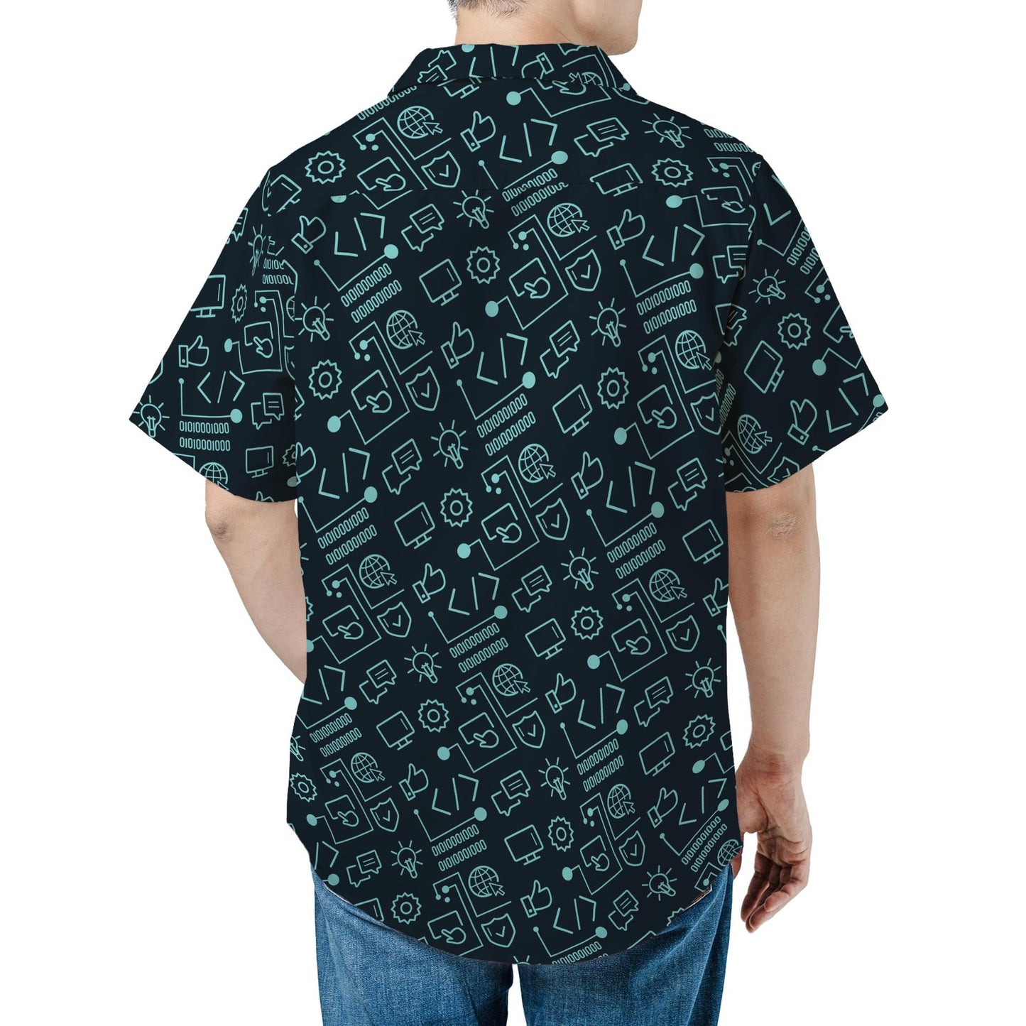 Binary Code Hawaiian Shirt, Programmer Gift for Developers & Coders