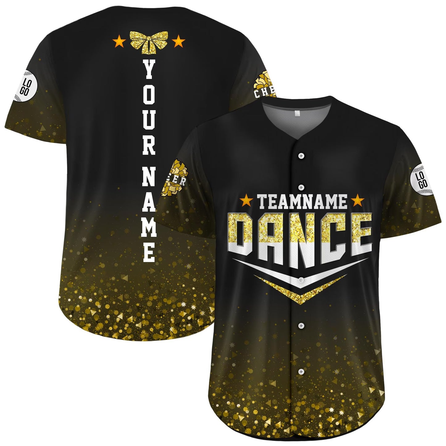 Personalized Sparkle Dance Mom Baseball Jersey,custom Team Cheer Shirt Glitter Dance Squad Outfit,matching Cheerleading Jersey for Adult Kid
