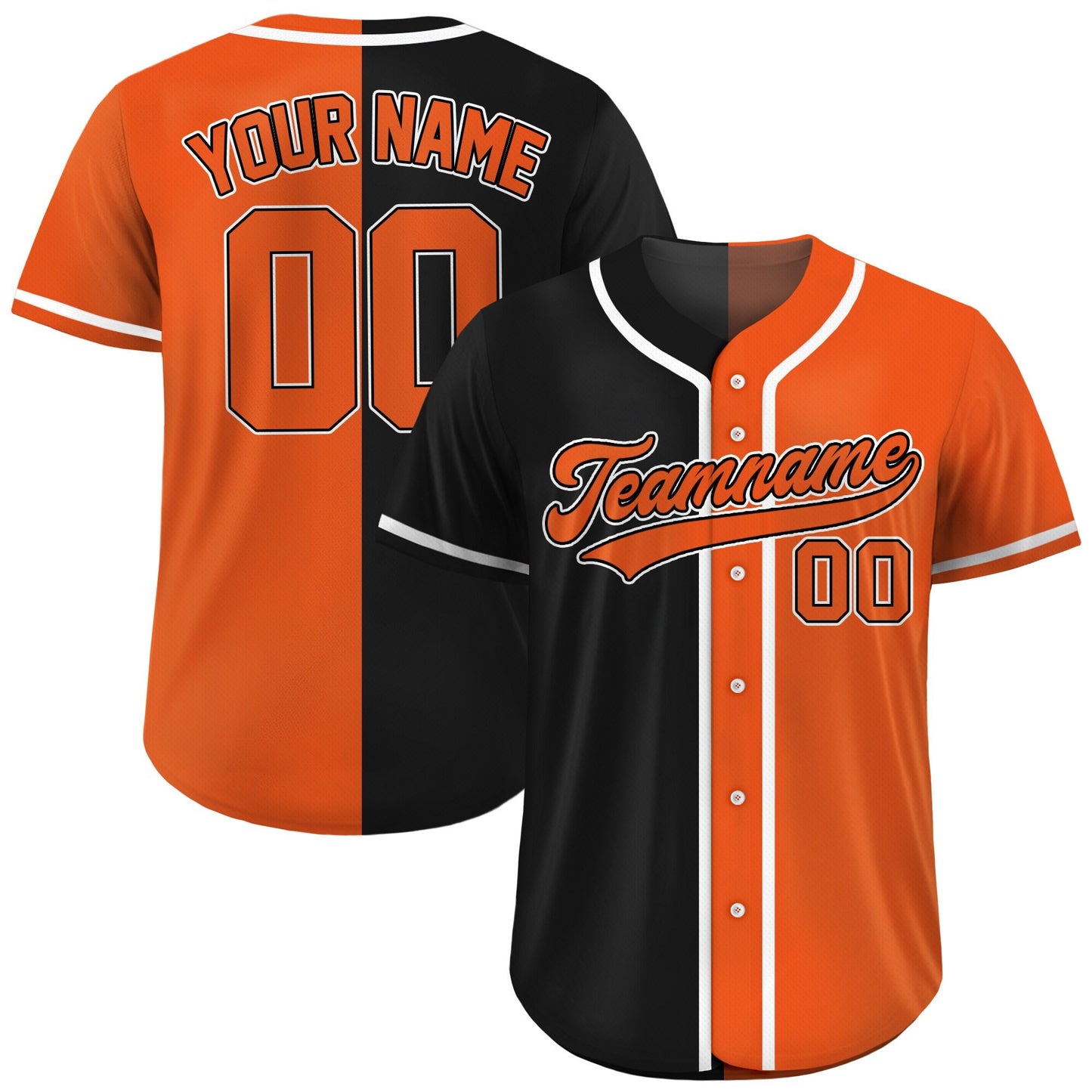 Custom Split Baseball Jersey, Custom Team Name Number Logo Jersey Shirt, Personalized Baseball Jersey for Adult Kid, Split Baseball Uniform