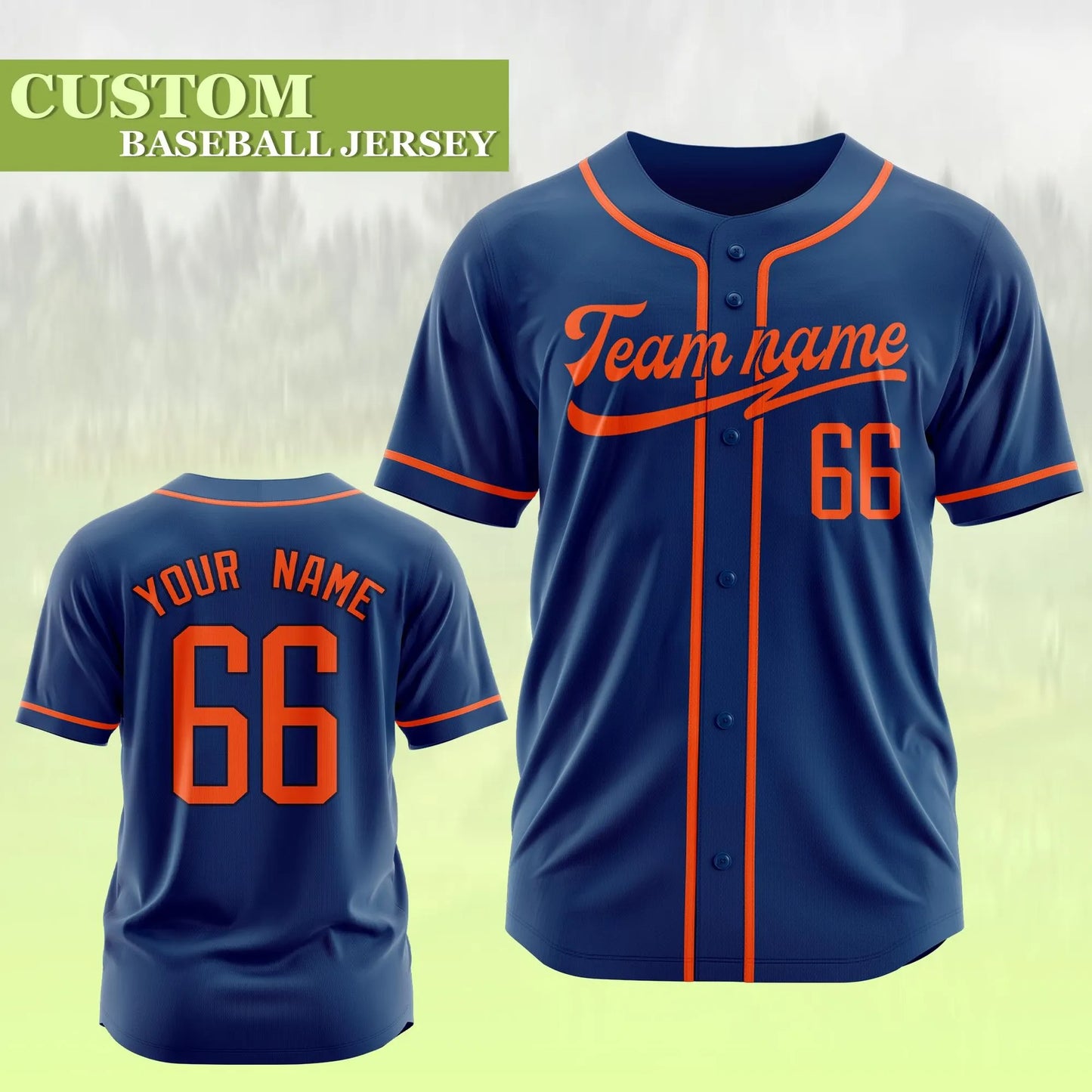 Personalized Custom Baseball Jersey Shirt Printed Stitched Team Name and Number Logo Uniform for Baseball Lover