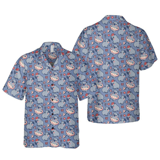 Cute Capybara Hawaiian Shirt, Chill Guy Meme Button Up