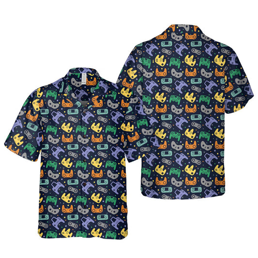 Video Game Controller Hawaiian Shirt, Funny Gift for Gamers